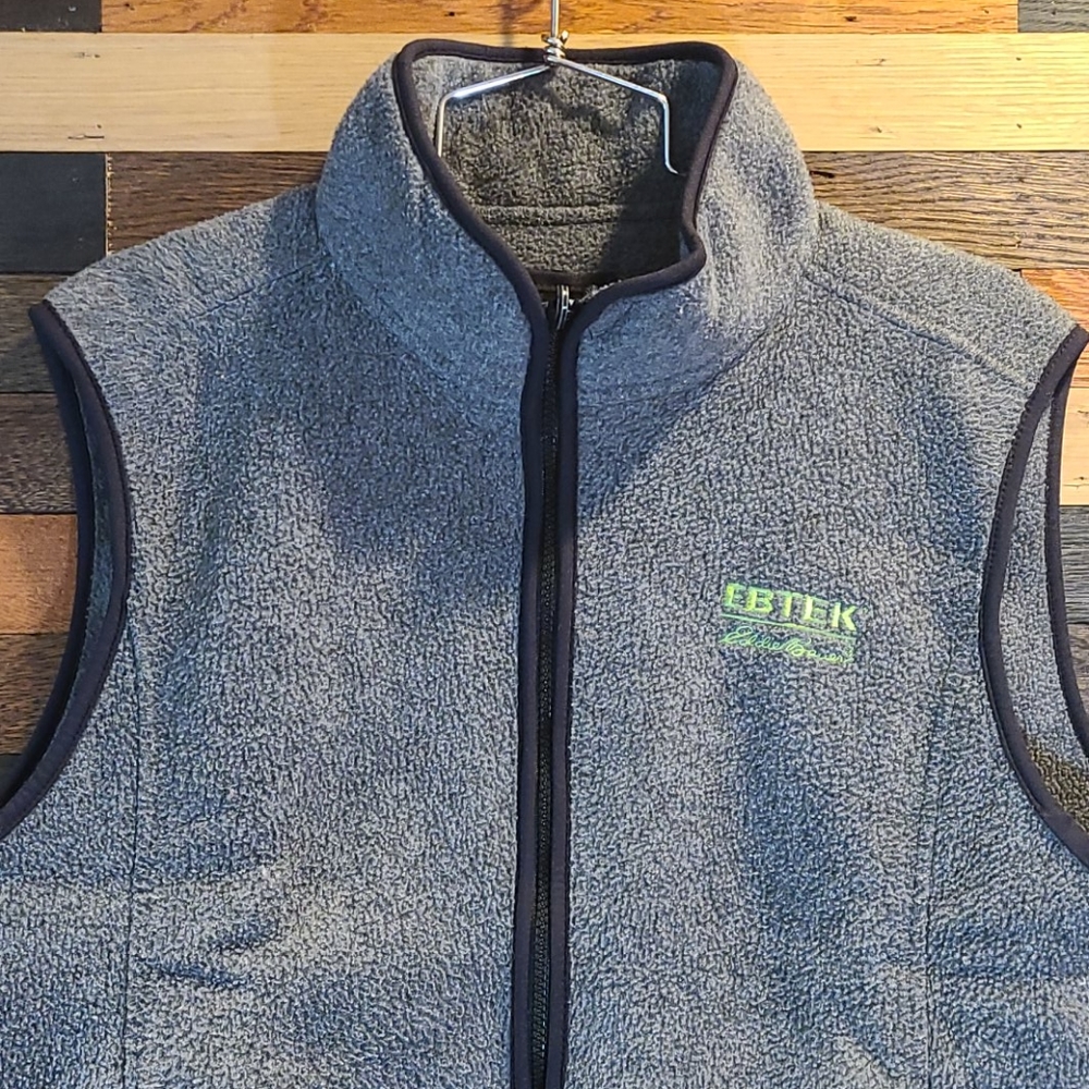 Ebtek Eddie Bauer Mens Gray Vest - image 2